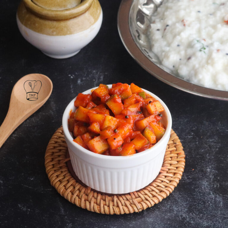 Instant Mango Pickle | Vendaya Mangai