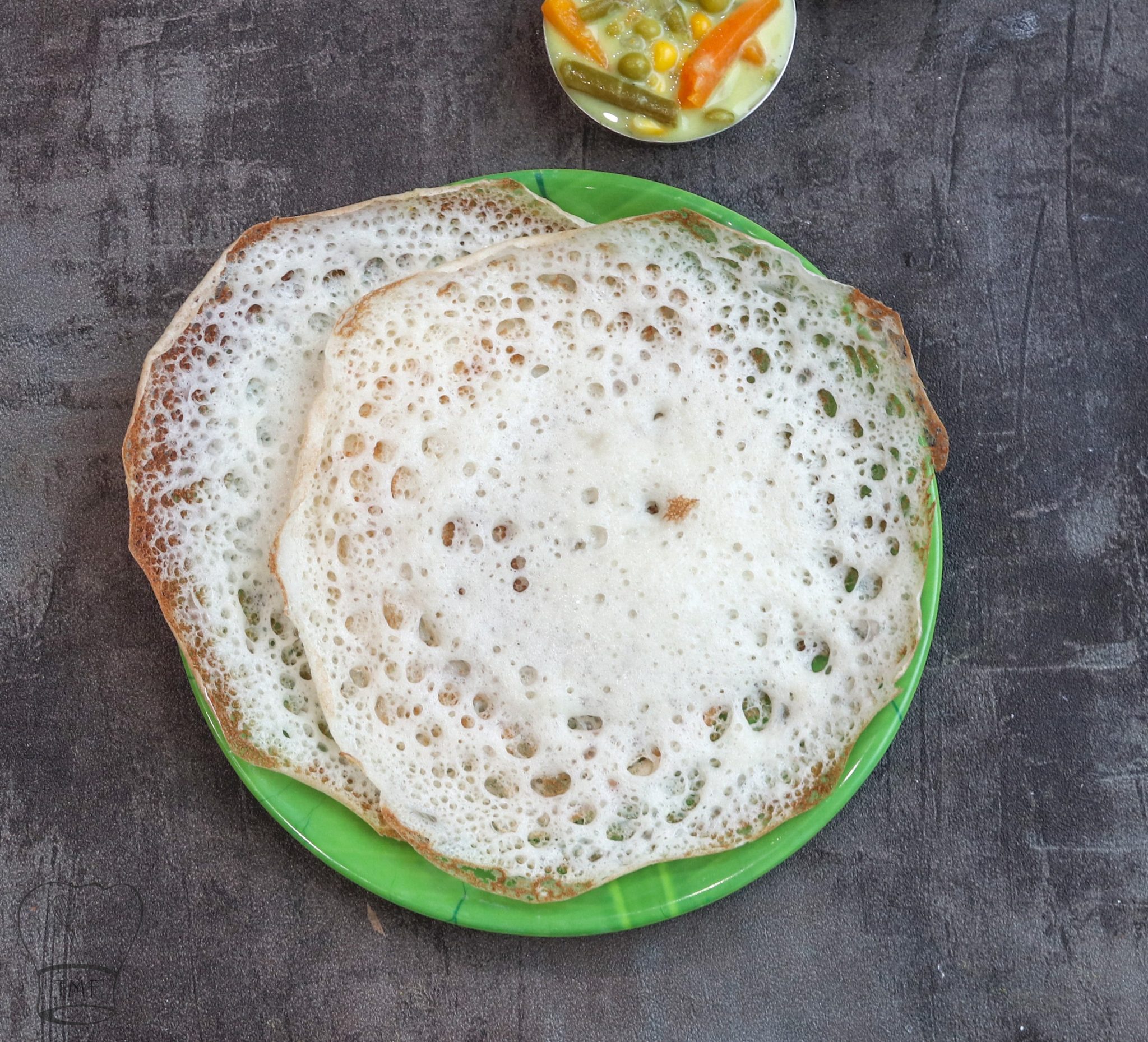 South Indian Tiffin Combo Appam Coconut Milk Traditionally Modern Food