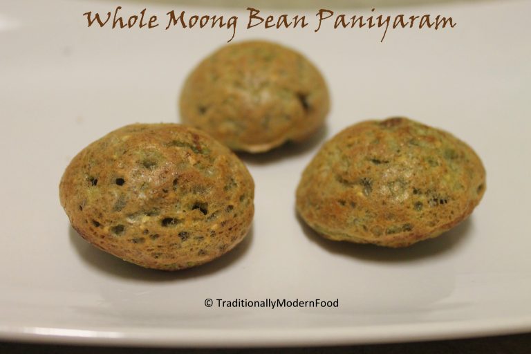 Moong Bean Paniyaram