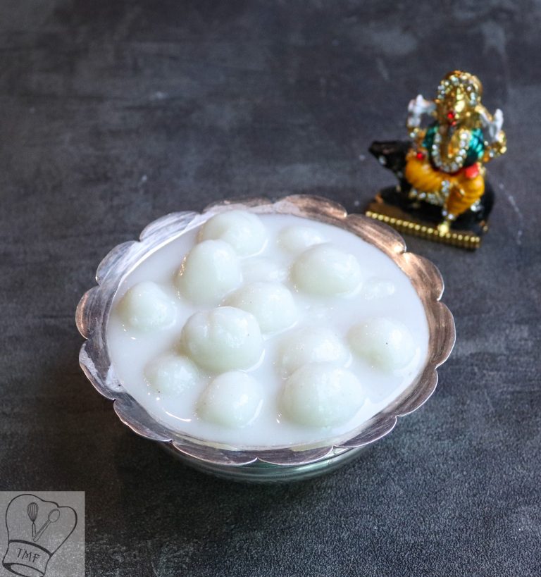 Paal Kozhukattai with coconut milk