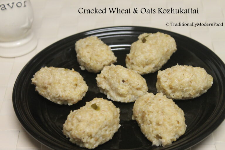 Godhumai rava kozhukattai | Oats kozhukattai