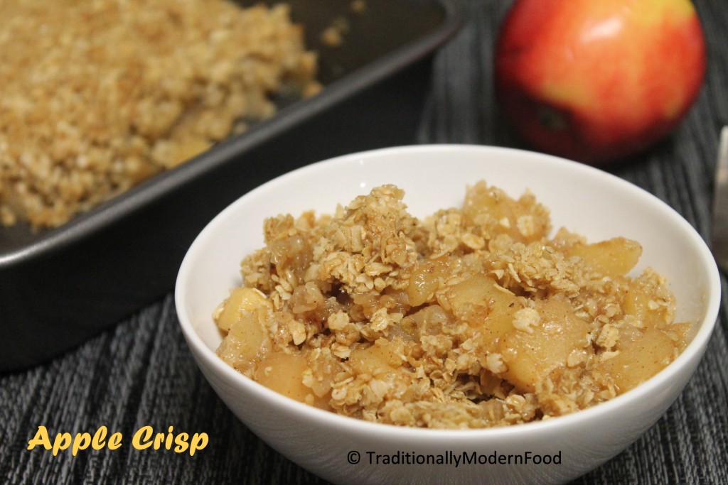 Apple Crisp Apple Crumble Traditionally Modern Food