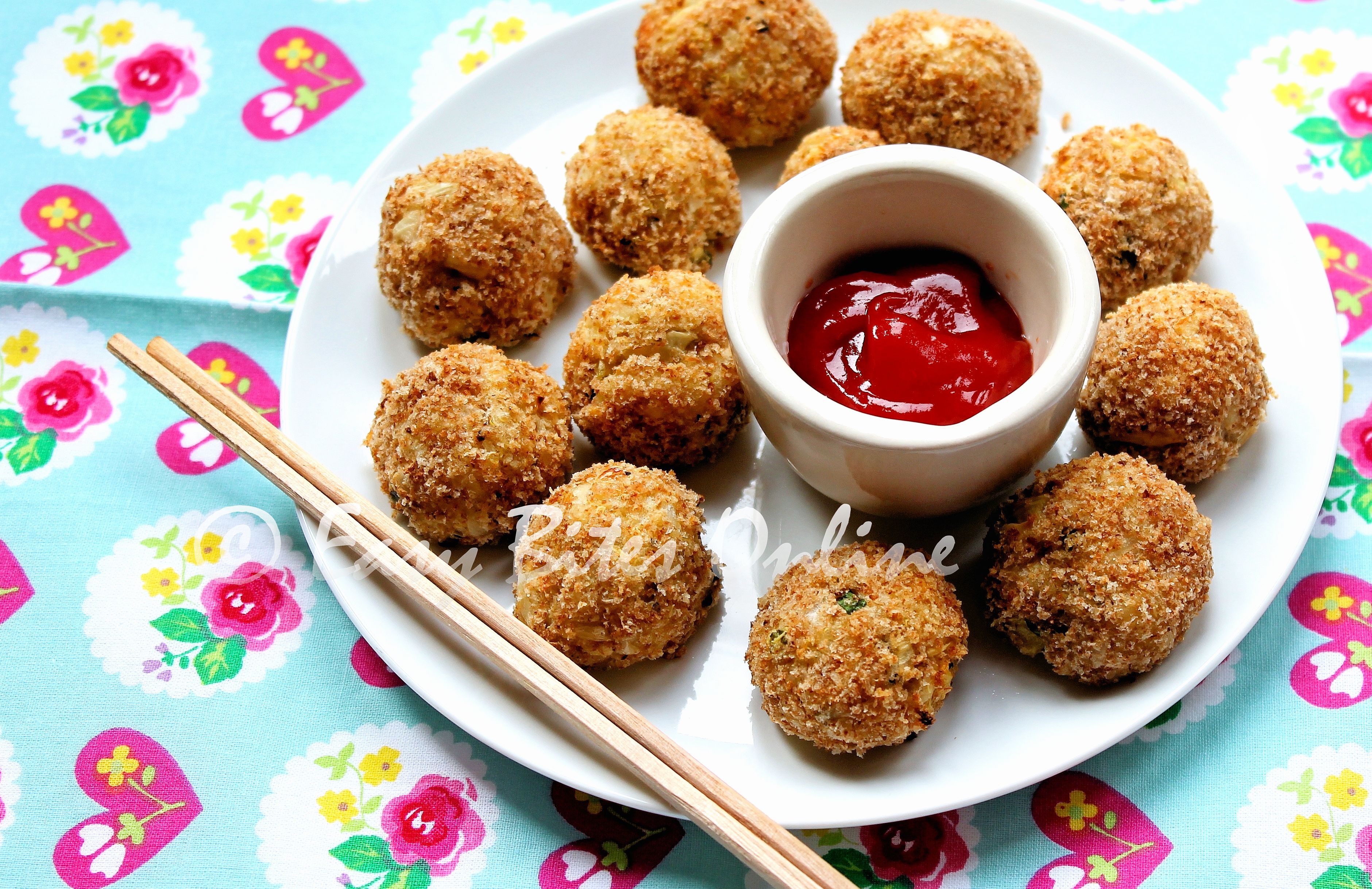 baked quinoa croquettes wide