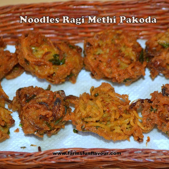 Noodles pakoda | Ragi pakoda