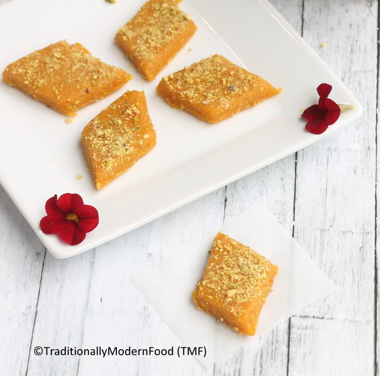 Mango Burfi | Mango Fudge