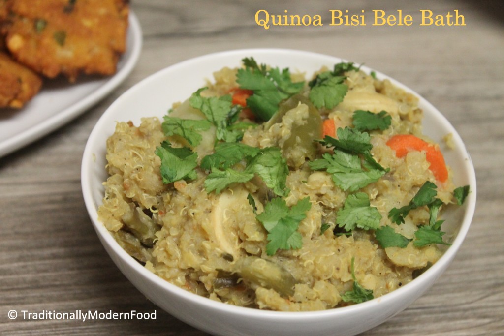 quinoa bisi bele bath hebbar kitchen