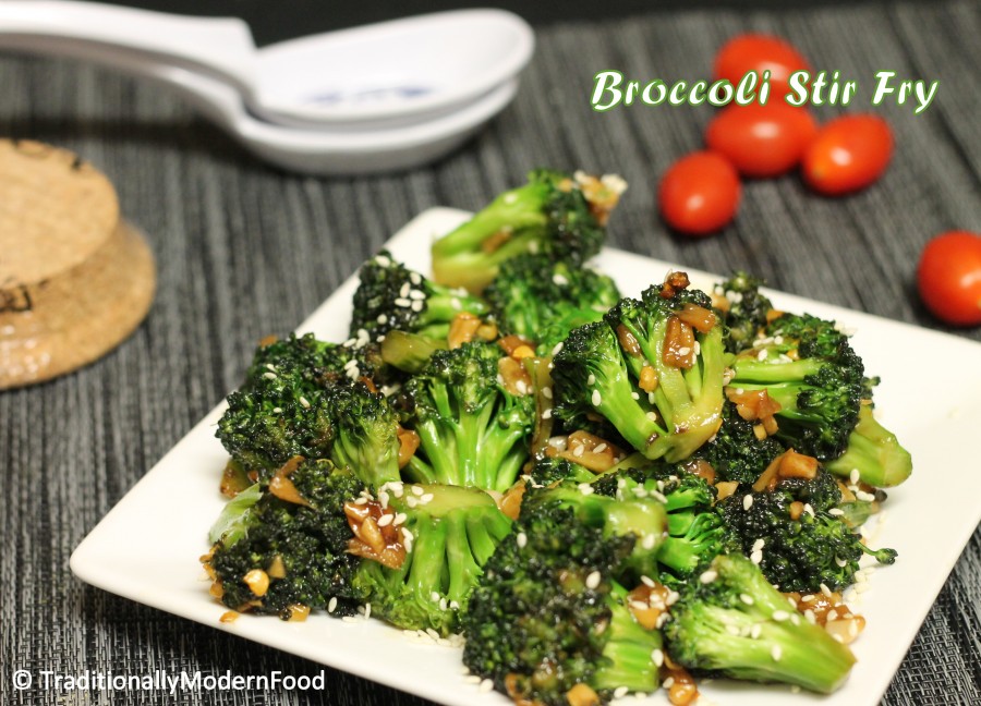 Broccoli Stir Fry  Stir Fried Broccoli  Traditionally Modern Food