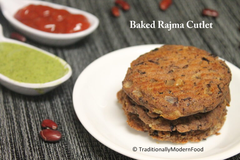 Baked Rajma Cutlet | Vadai | Patties