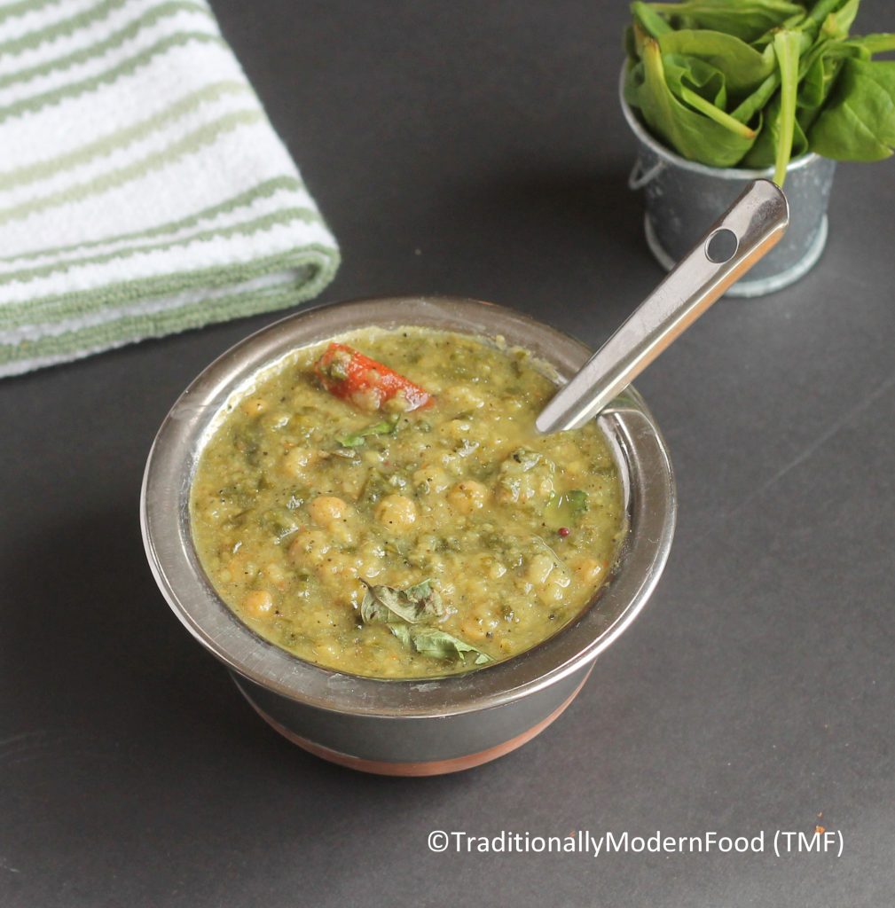 Keerai Molagootal Keerai Kootu Traditionally Modern Food