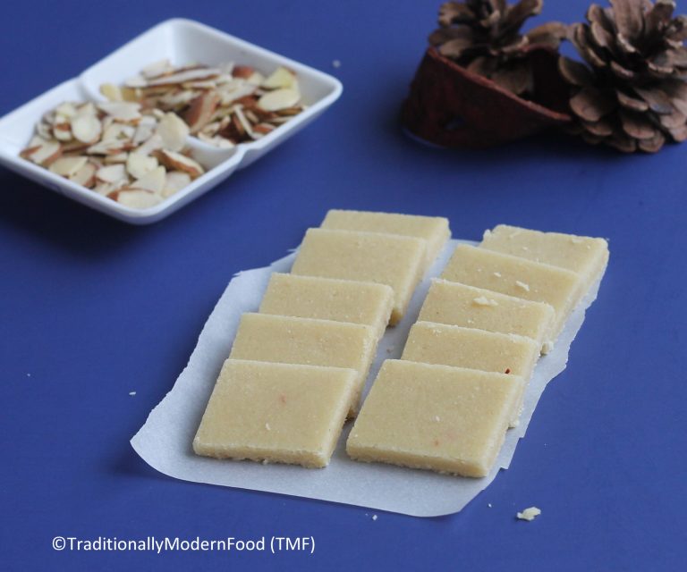 Almond Flour Katli | Badam Katli