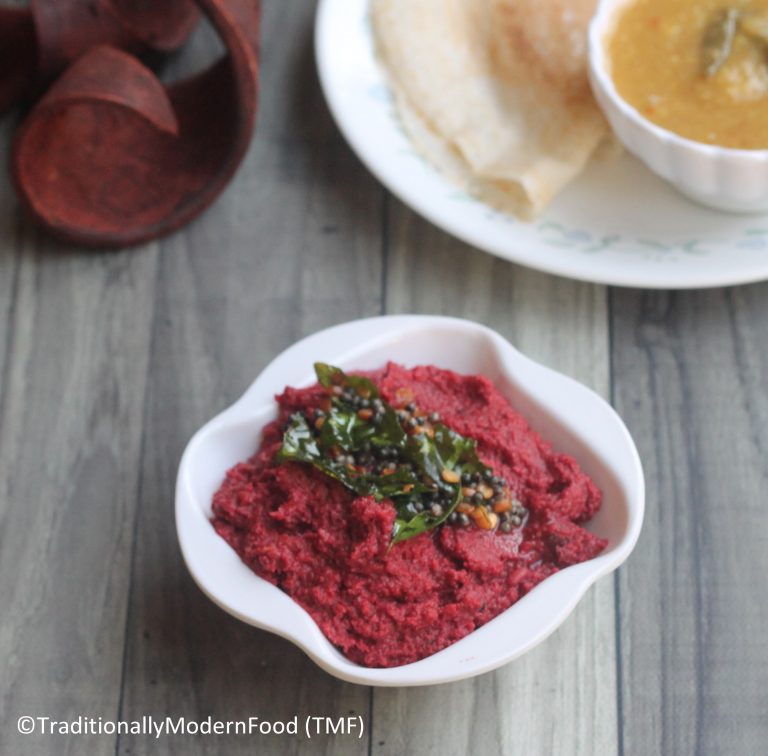 Beetroot Thogayal | Beetroot Chutney