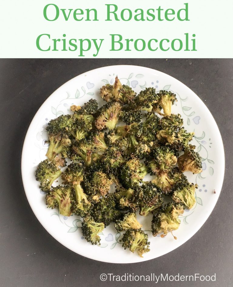 Oven Roasted Broccoli Fry | Baked Broccoli
