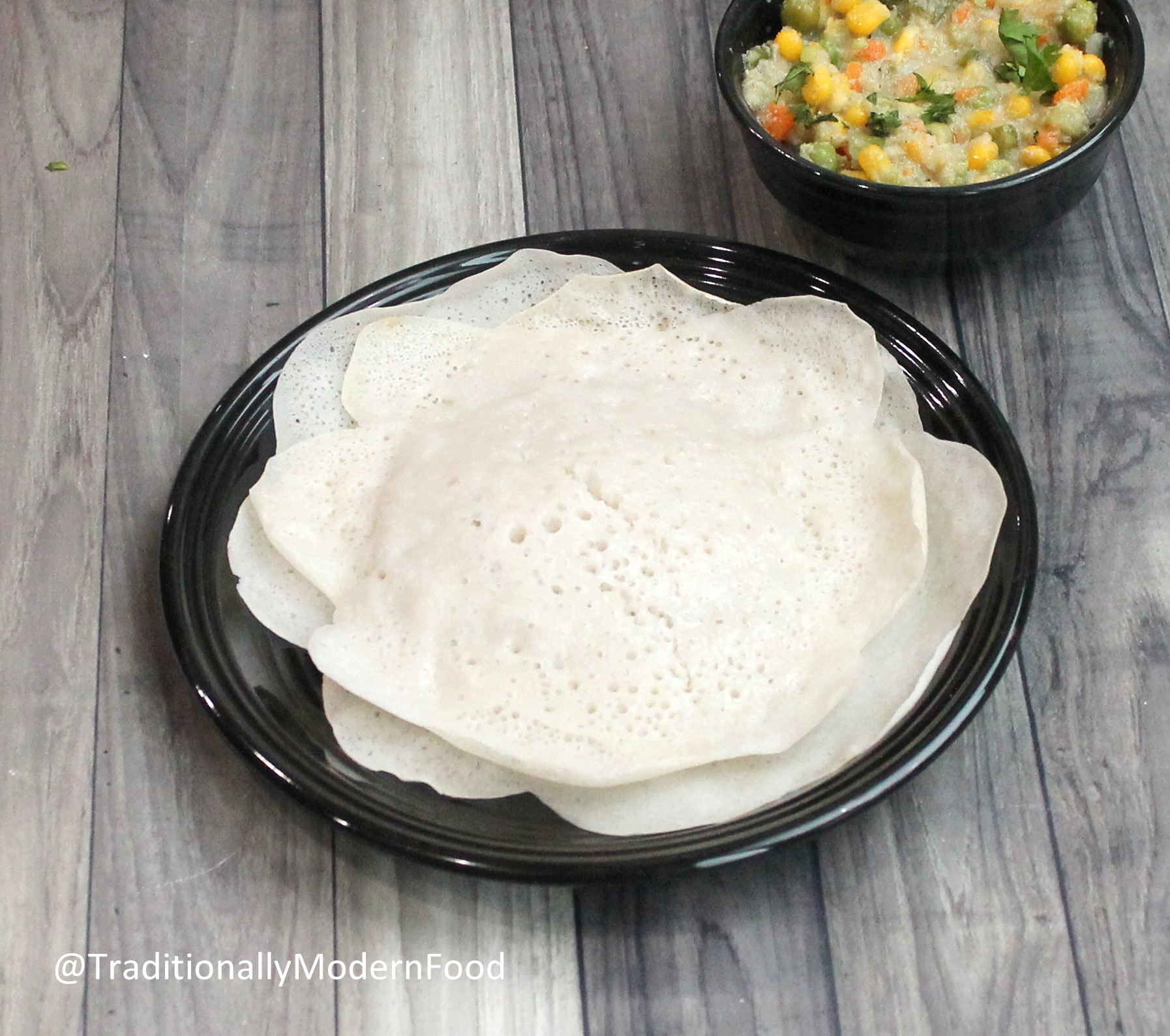 Appam With Coconut Milk