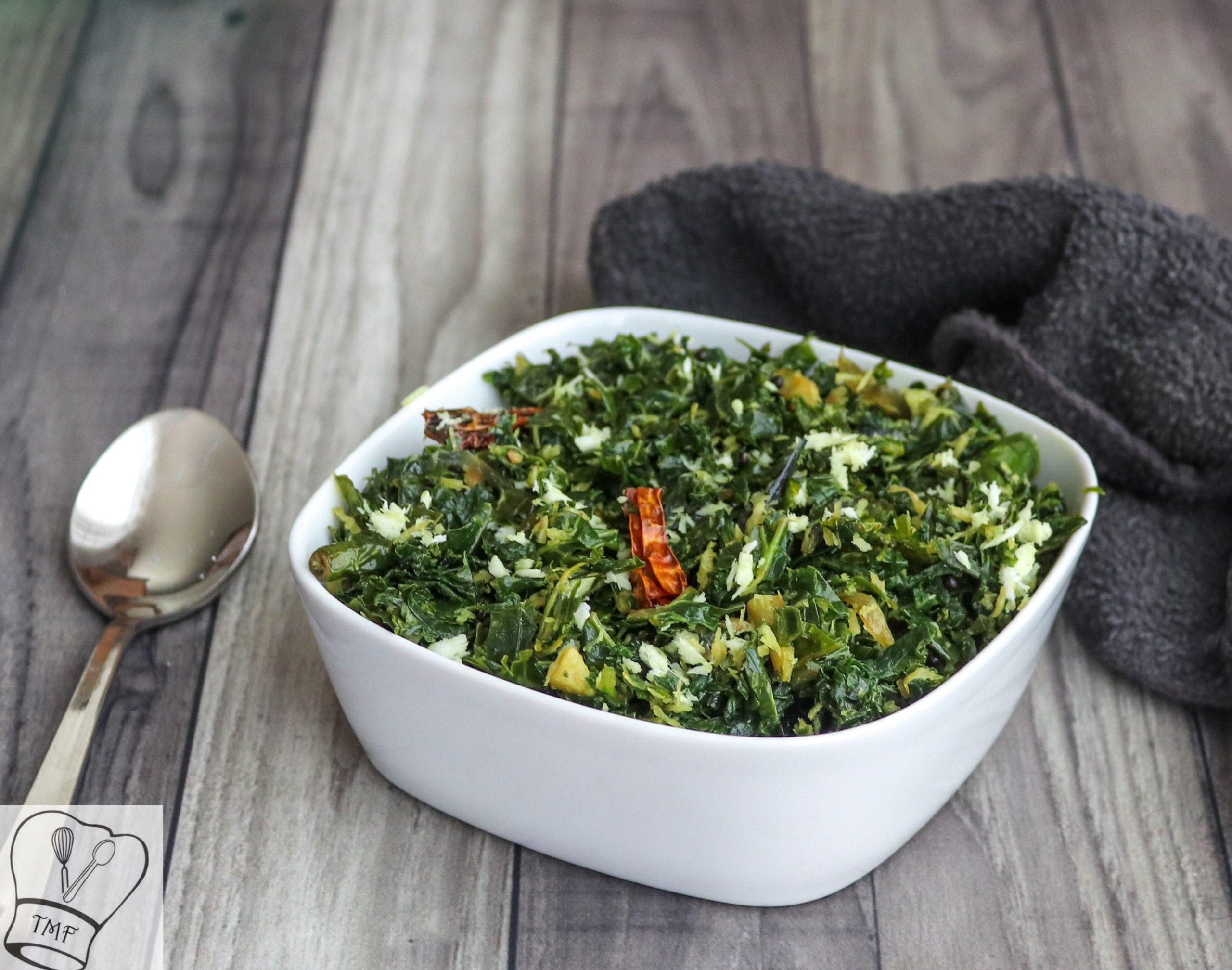 Kale Poriyal | Kale thoran - Traditionally Modern Food