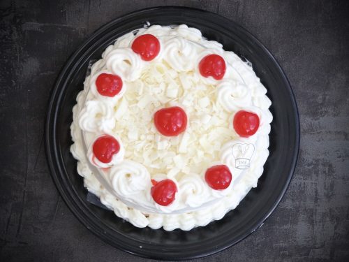 EGGLESS WHITE FOREST CAKE - Bake with Shivesh-thanhphatduhoc.com.vn