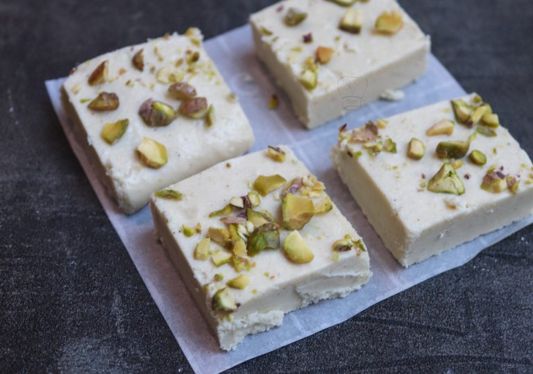 Milk powder burfi | Milk burfi