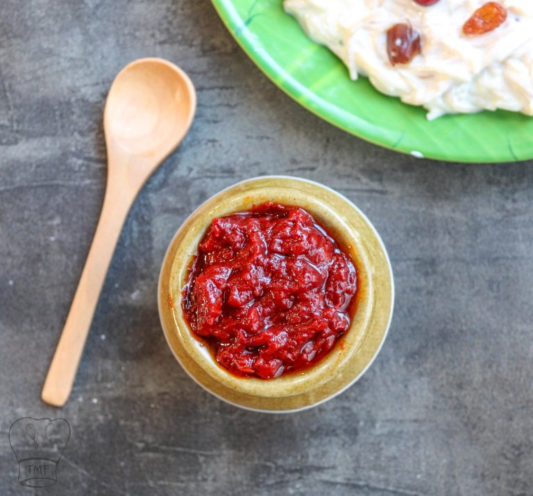 Cranberry thokku | Cranberry pickle
