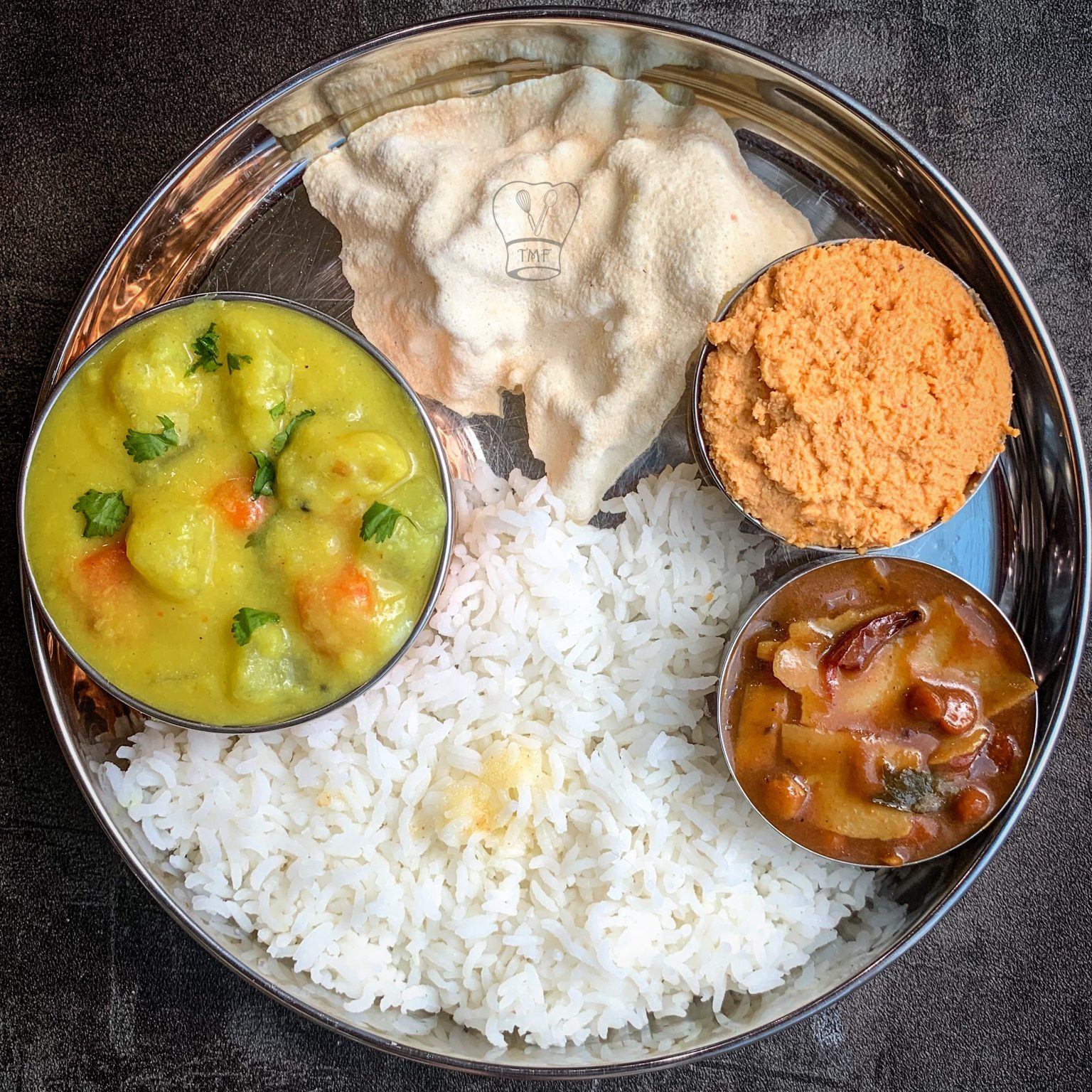 Kuzhambu thogayal Kootu - lunch combo - Traditionally Modern Food