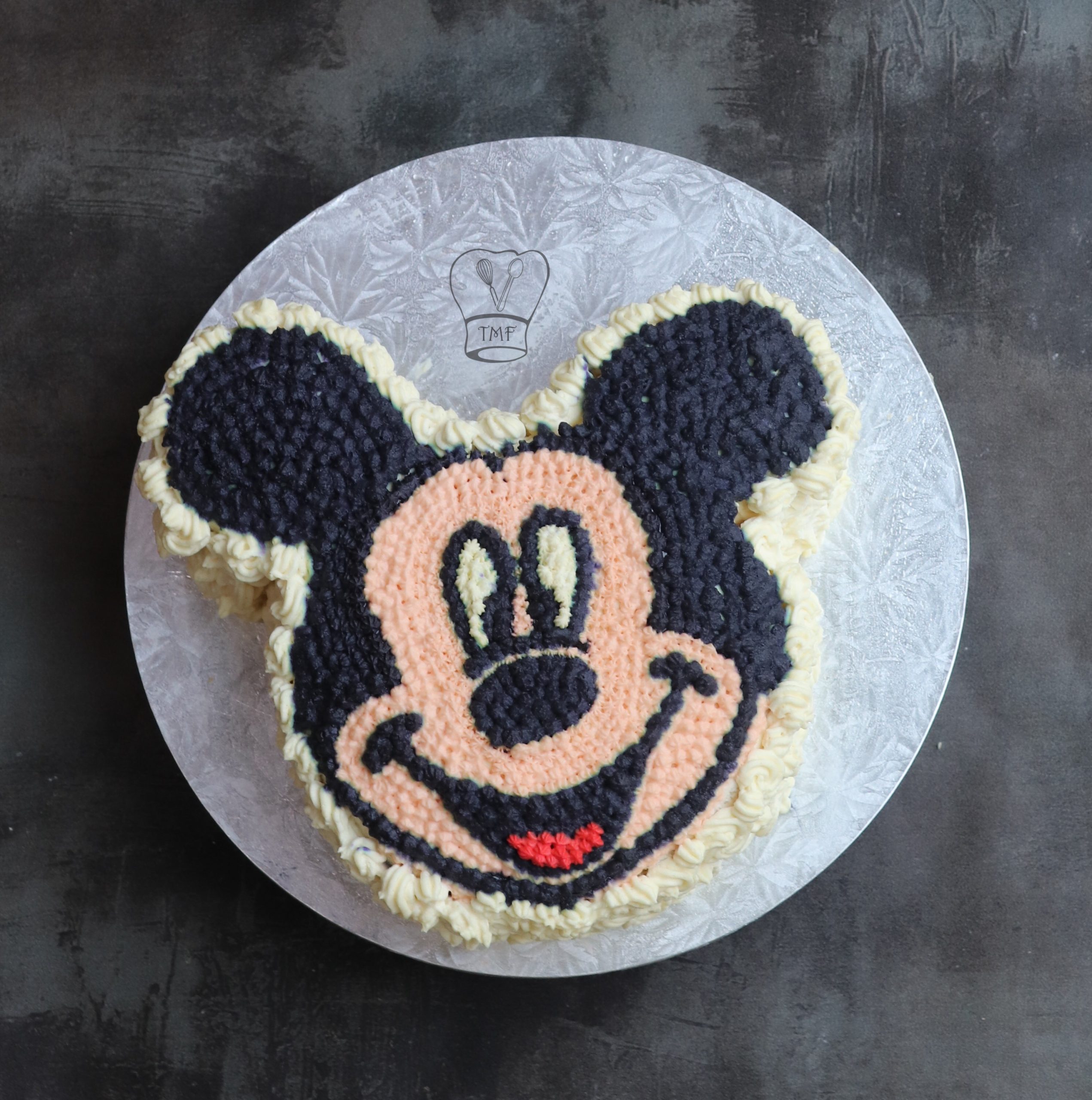 diy mickey mouse birthday cake