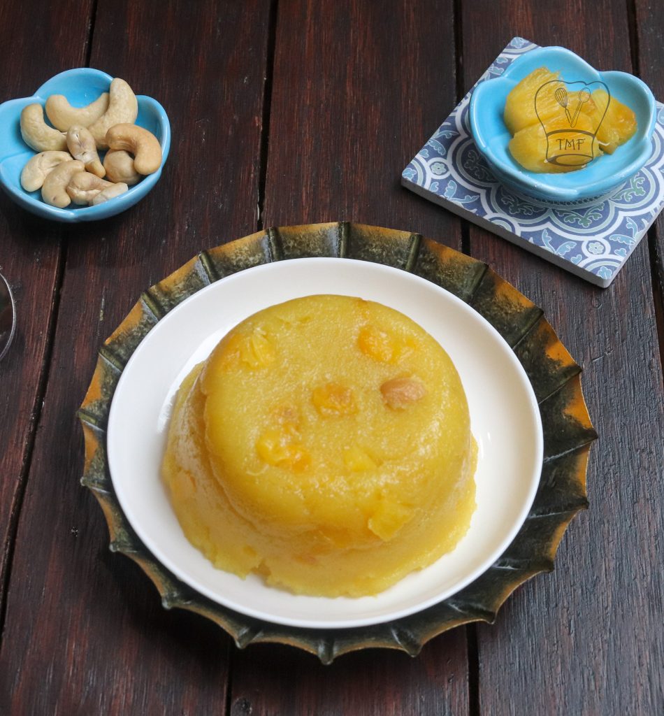 Pineapple Kesari bath Pineapple Sheera Traditionally Modern Food