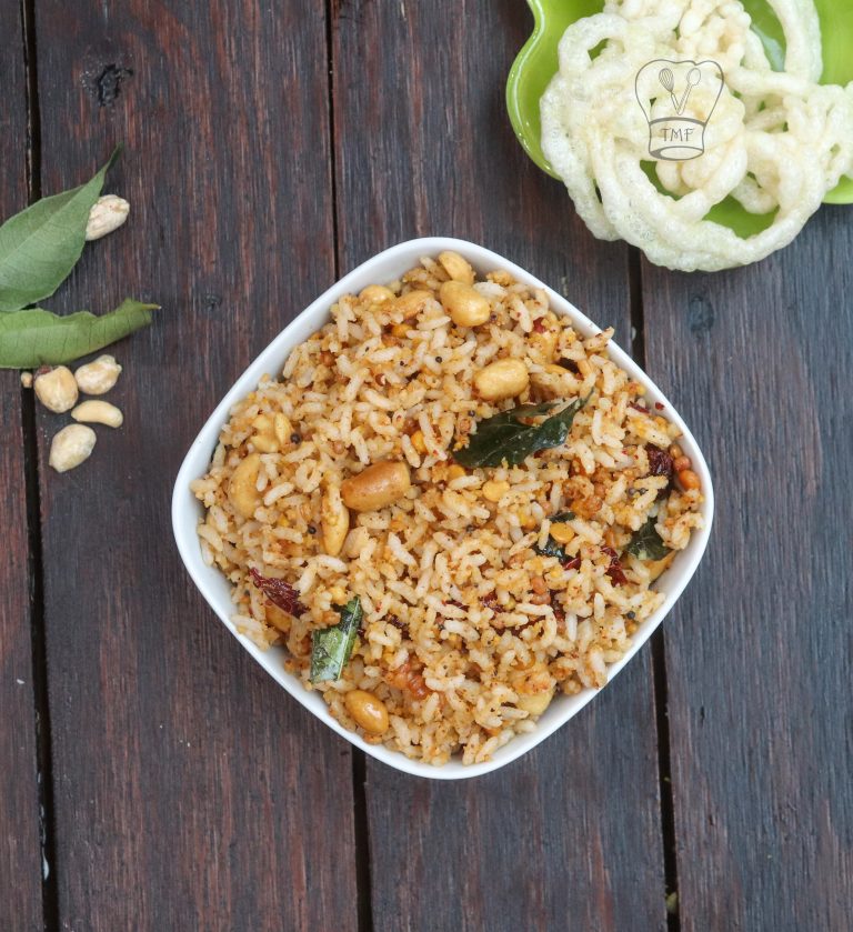 Peanut rice | Verkadalai sadam - Traditionally Modern Food