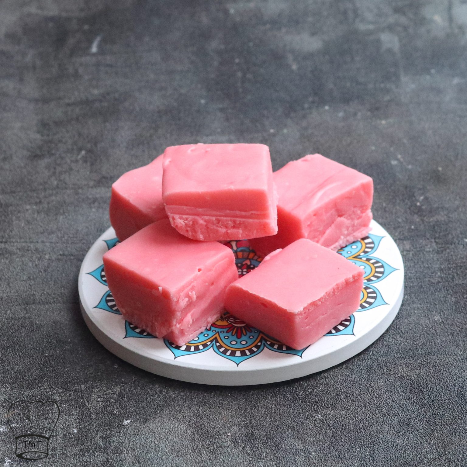 Rose milk fudge Rose fudge Traditionally Modern Food