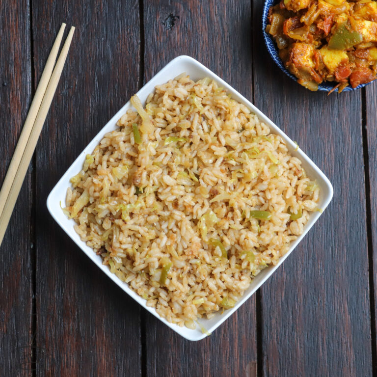 Cabbage rice | Cabbage fried rice