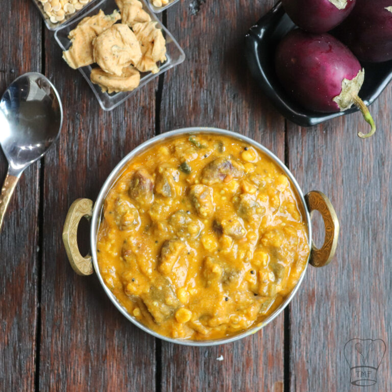 Kathirikai Kootu | Brinjal kootu