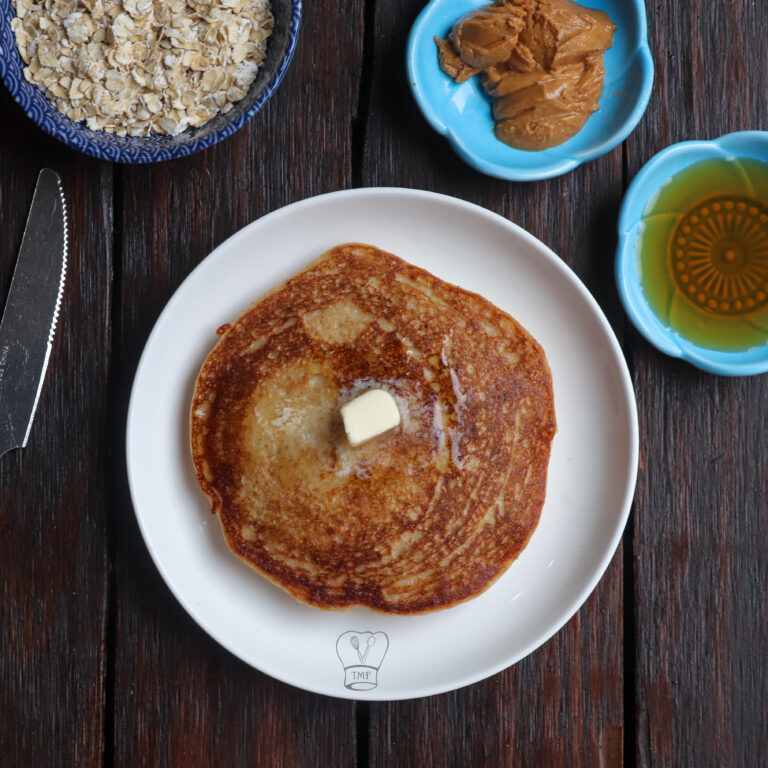 Oats banana pancake | Banana oat pancake