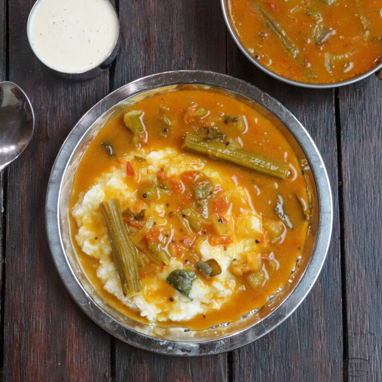 Bombay Sambar | Kadalai maavu sambar