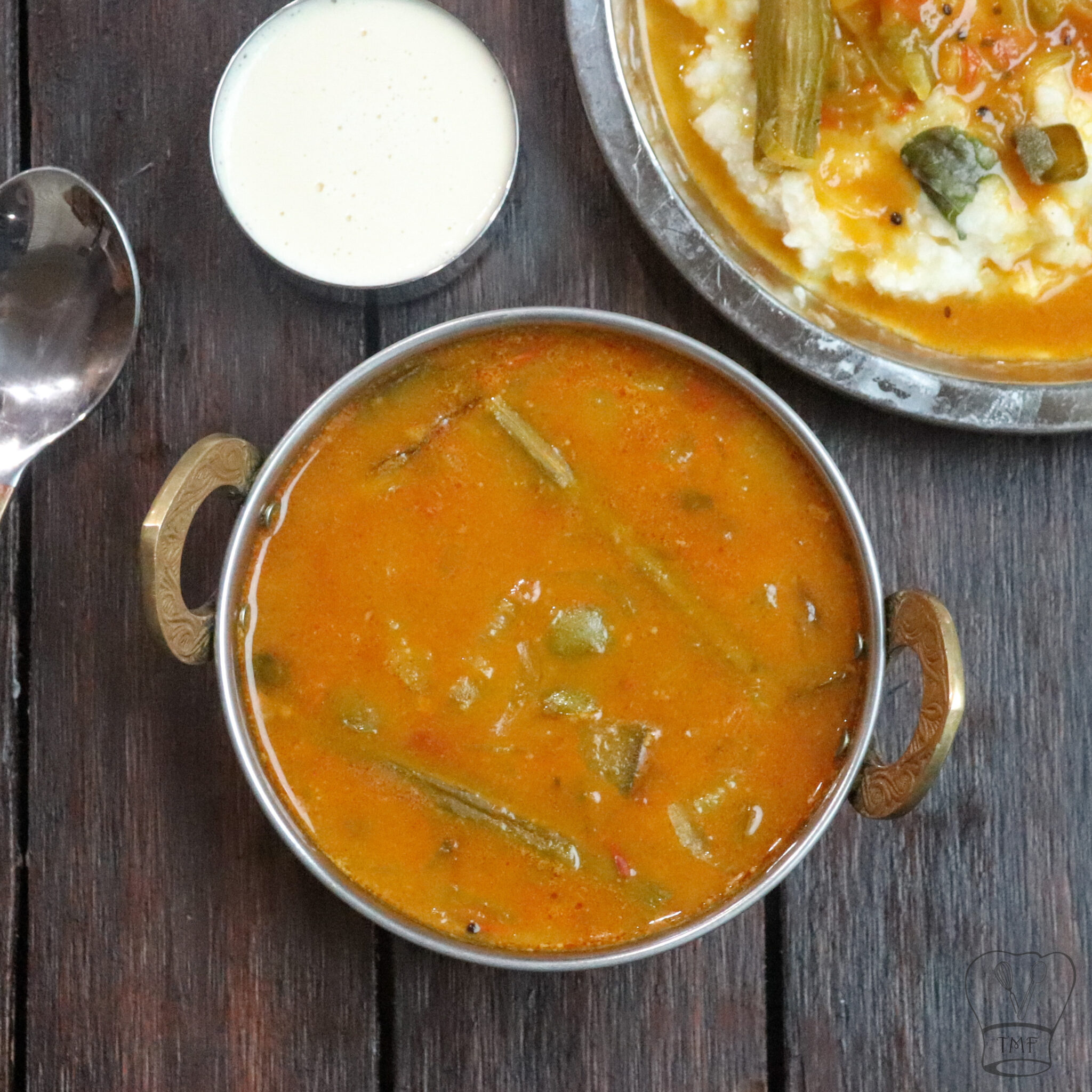 Bombay Sambar | Kadalai maavu sambar - Traditionally Modern Food