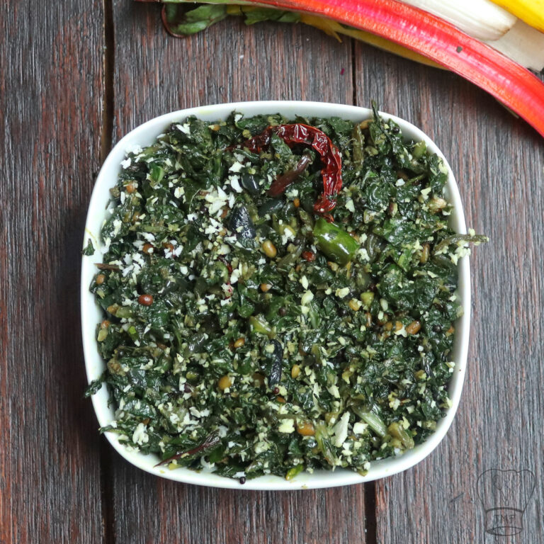 Chard poriyal | Chard curry