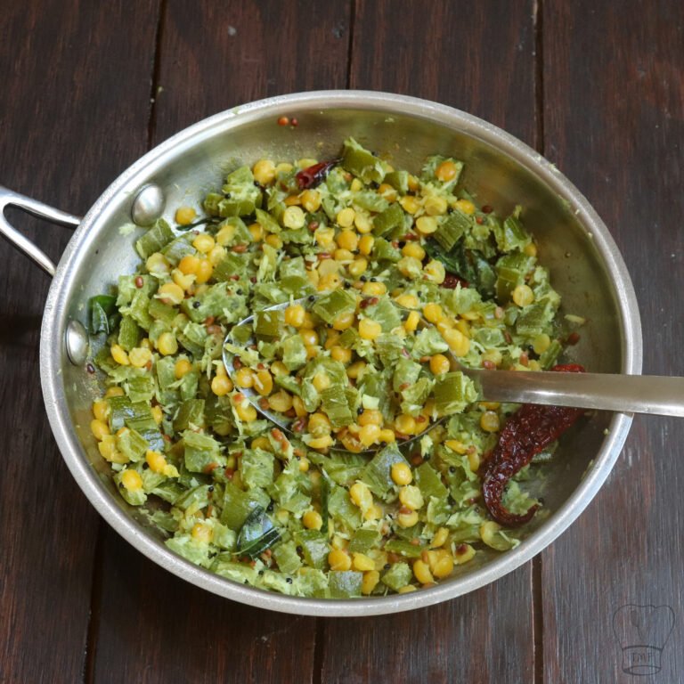 Pudalangai Poriyal | Snake gourd poriyal