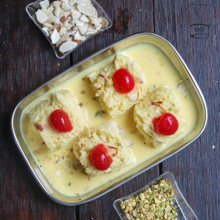 Bread malai roll | Malai bread roll