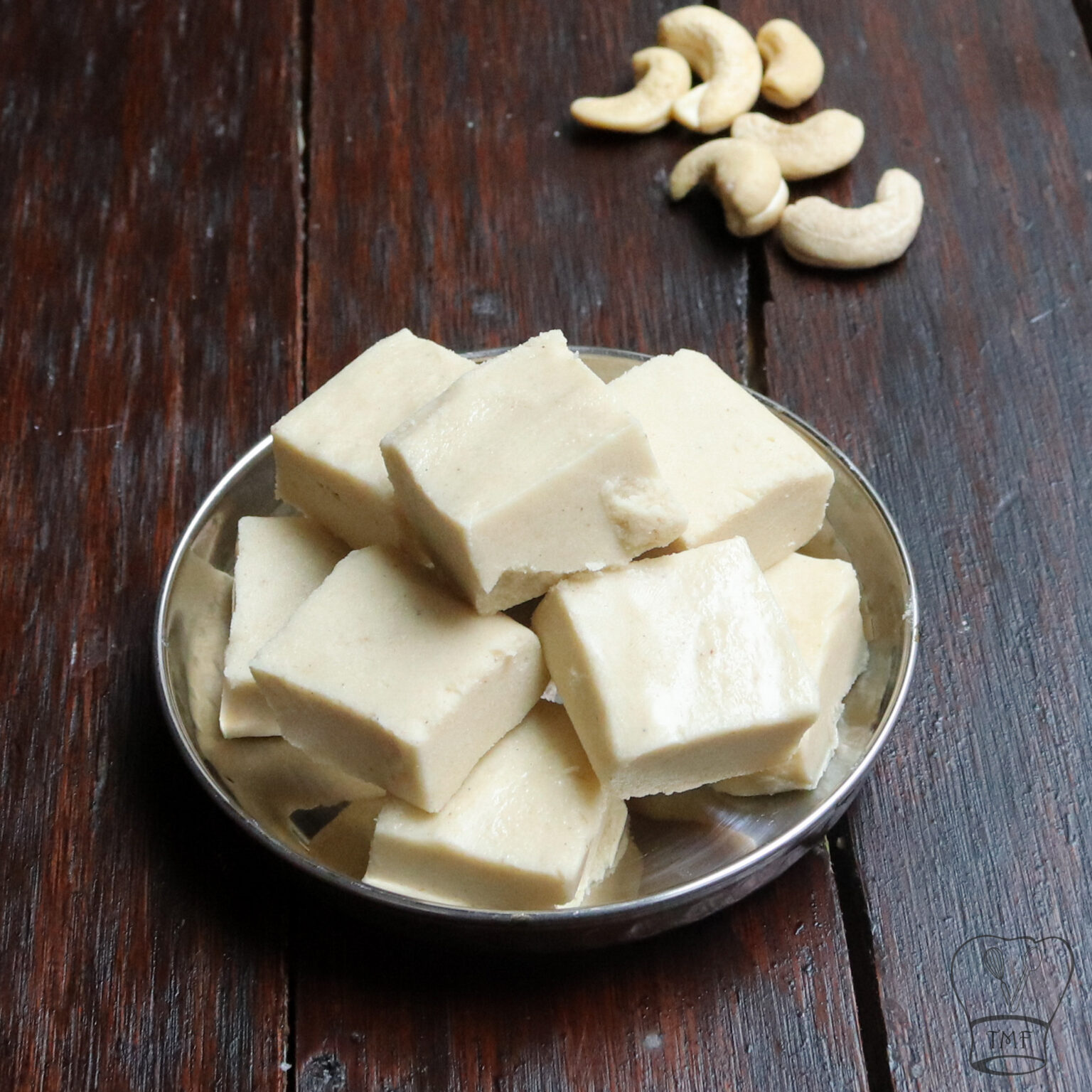 Cashew burfi Kaju burfi Traditionally Modern Food