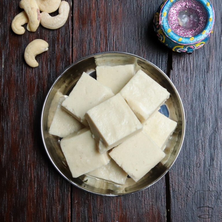Cashew burfi | Kaju burfi
