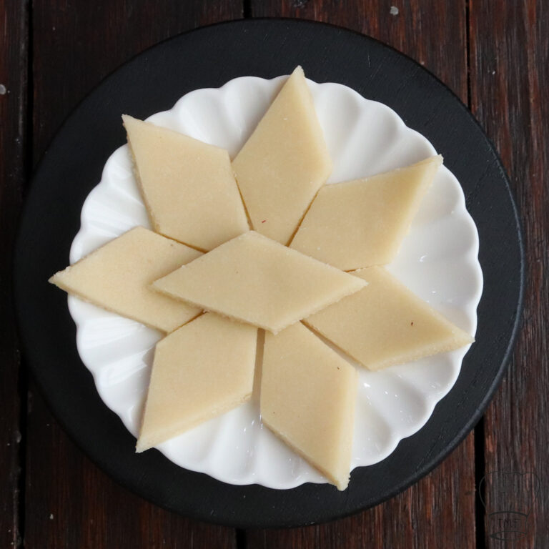 No cook Almond Katli | Almond katli