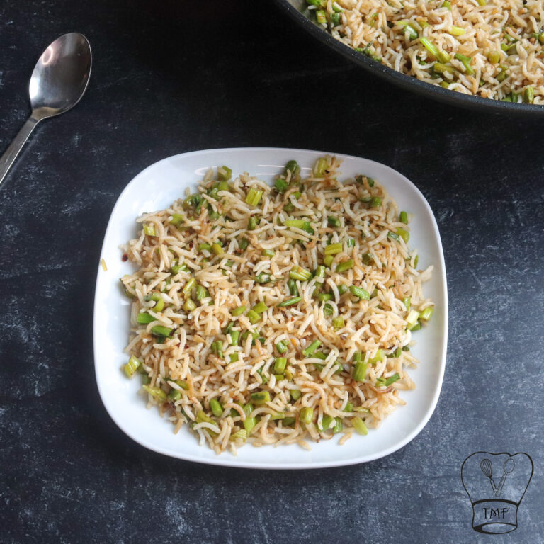 Asparagus fried rice