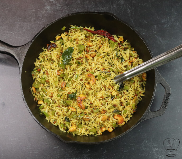 Capsicum rice | bell pepper rice