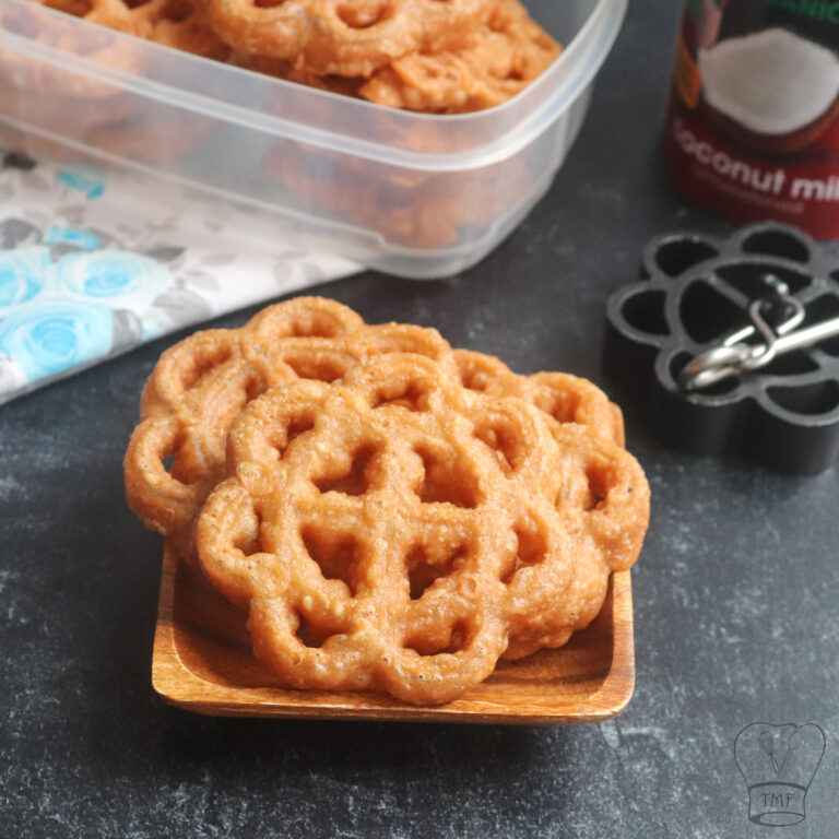 Eggless Achu murukku recipe | Eggless rose cookies