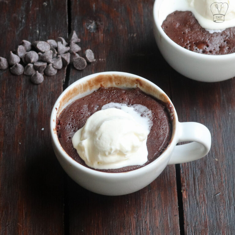 Eggless Chocolate Mug cake recipe