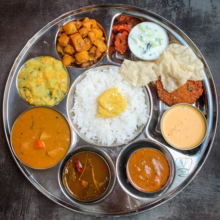 Saravana bhavan thali - South Indian lunch combo