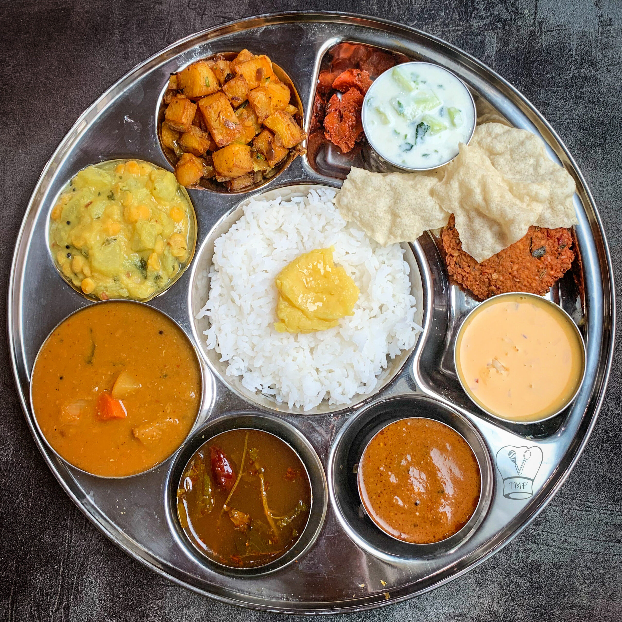 Saravana bhavan thali - South Indian lunch combo - Traditionally Modern ...