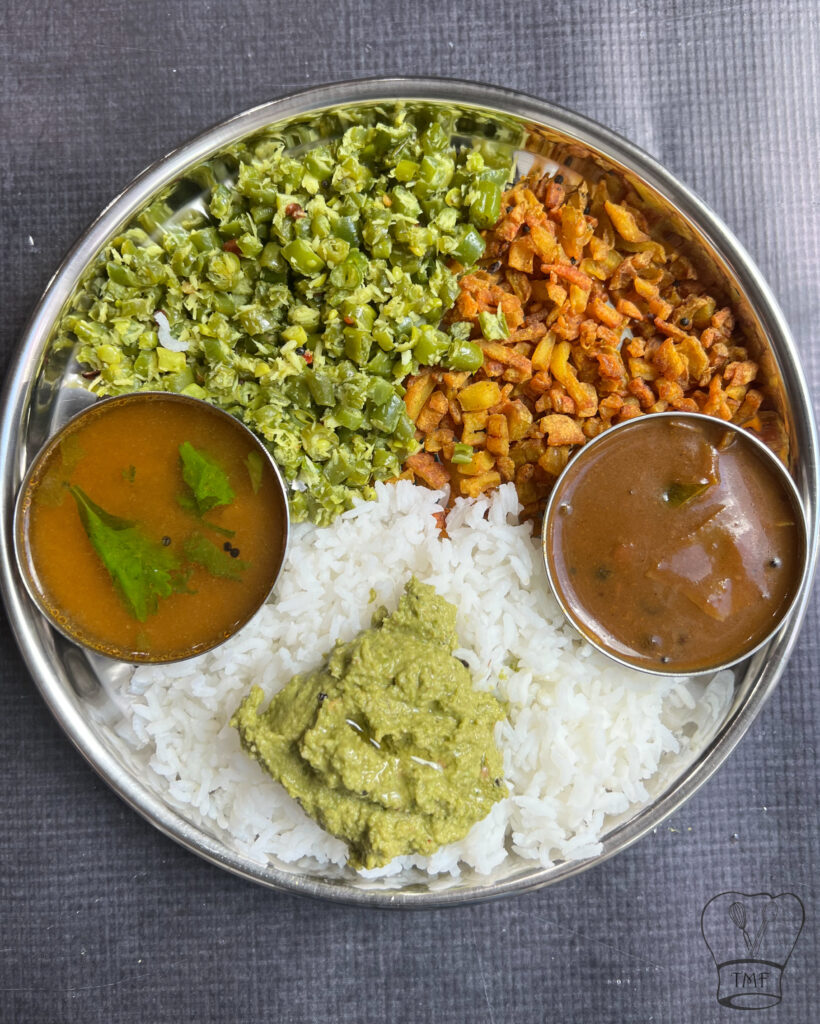 Lunch combo - Thogayal, kuzhambu, rasam , curry - Traditionally Modern Food