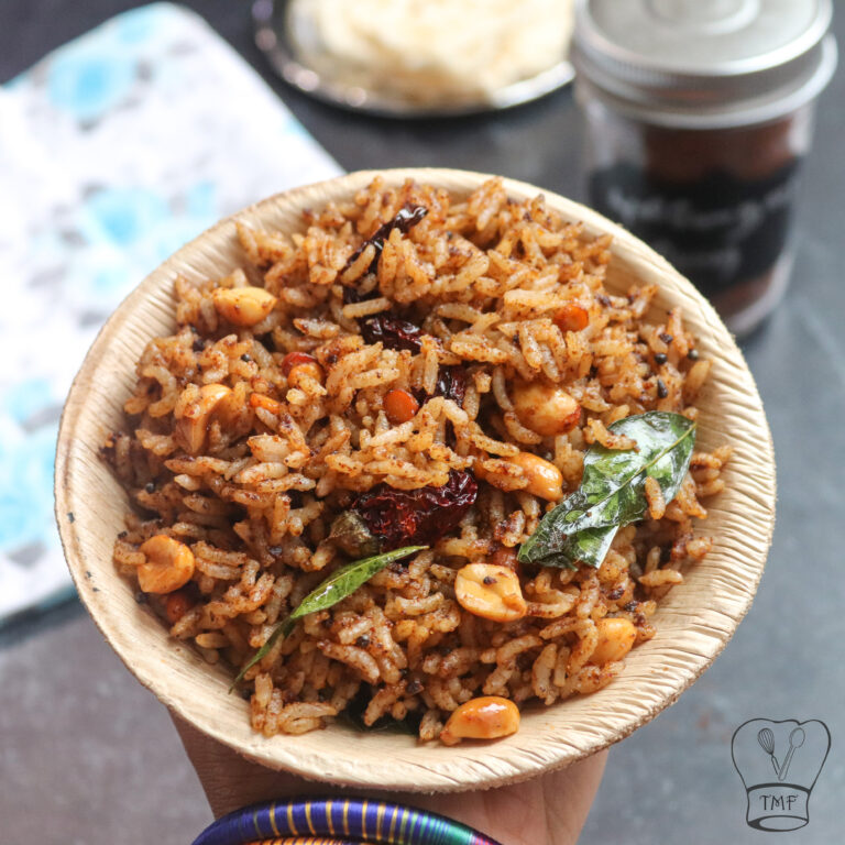 Puliyodharai premix | Tamarind rice powder