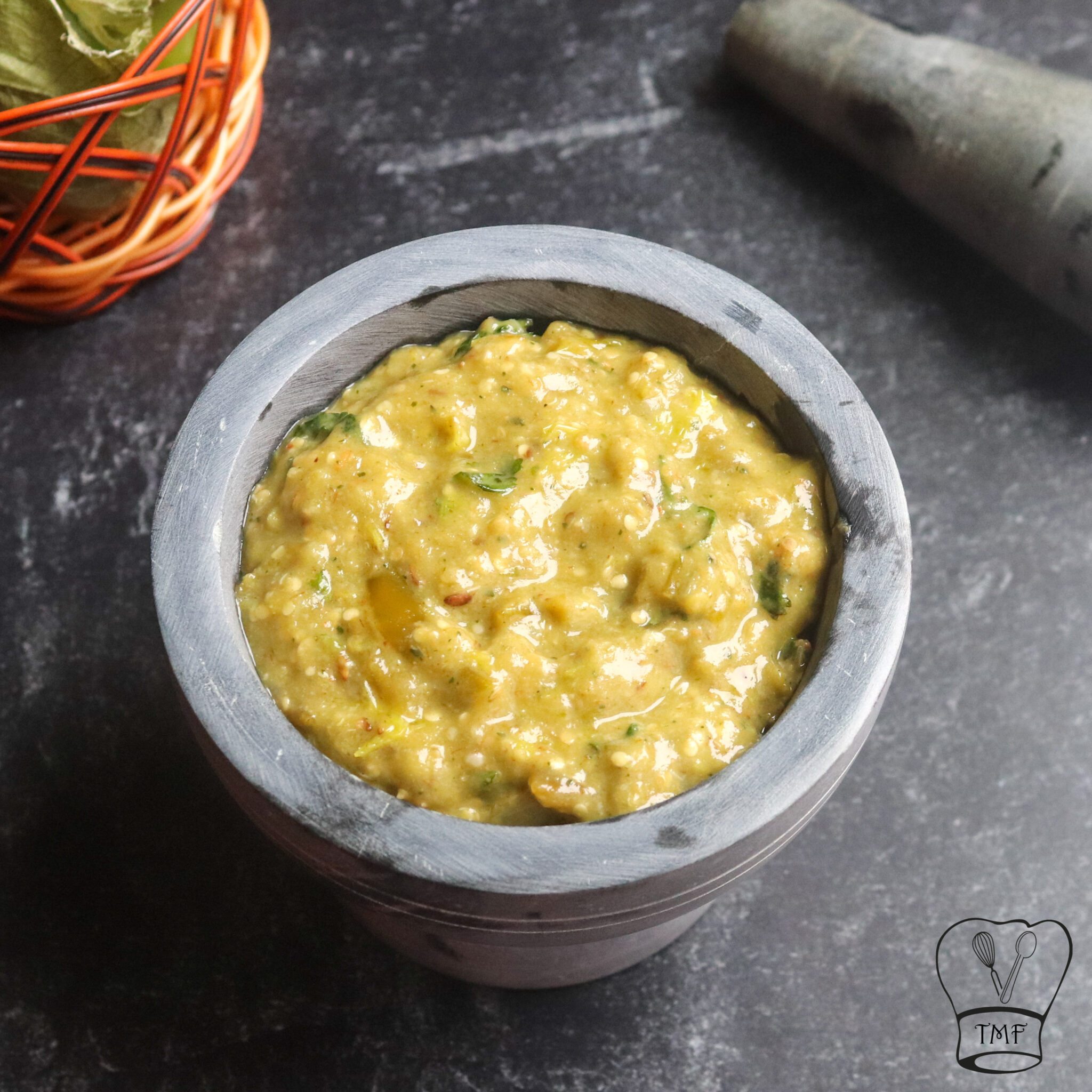 Andhra style Tomato pachadi thakkali kai chutney Traditionally