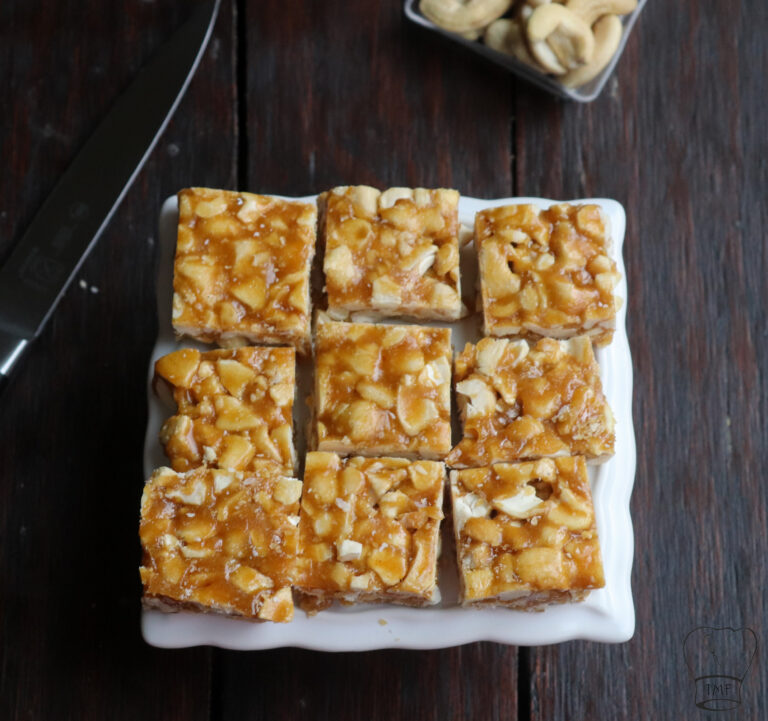 Cashew Chikki | Kaju Chikki
