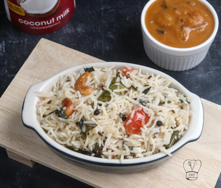 Thengai paal Sadam | Coconut milk rice