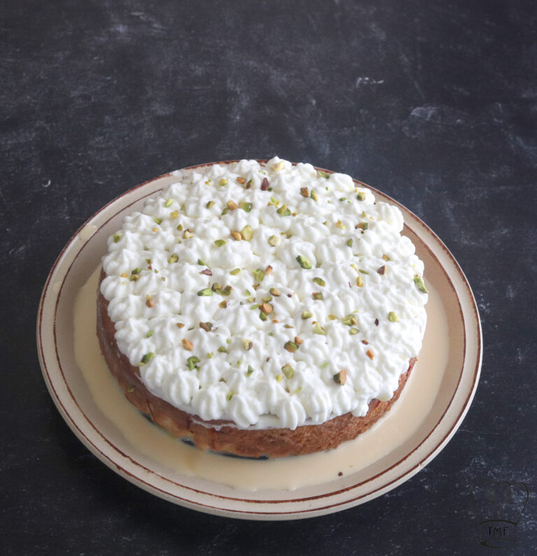 Eggless Rasmalai cake | ras malai cake