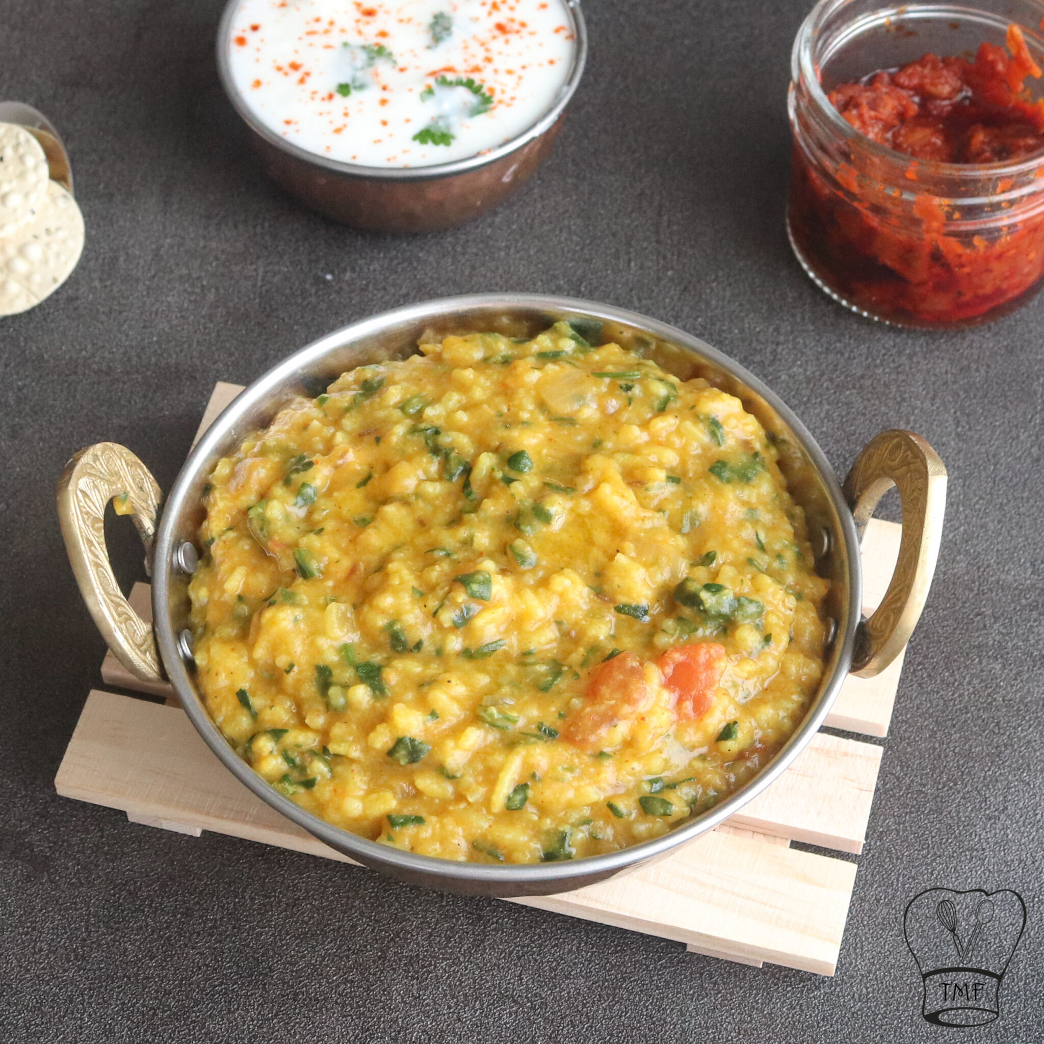 Keerai kootu spinach moong dal gravy Traditionally Modern Food